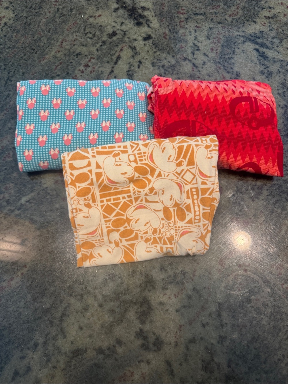 Lot Of 3 LuLaRoe OS Disney Leggings Brand New